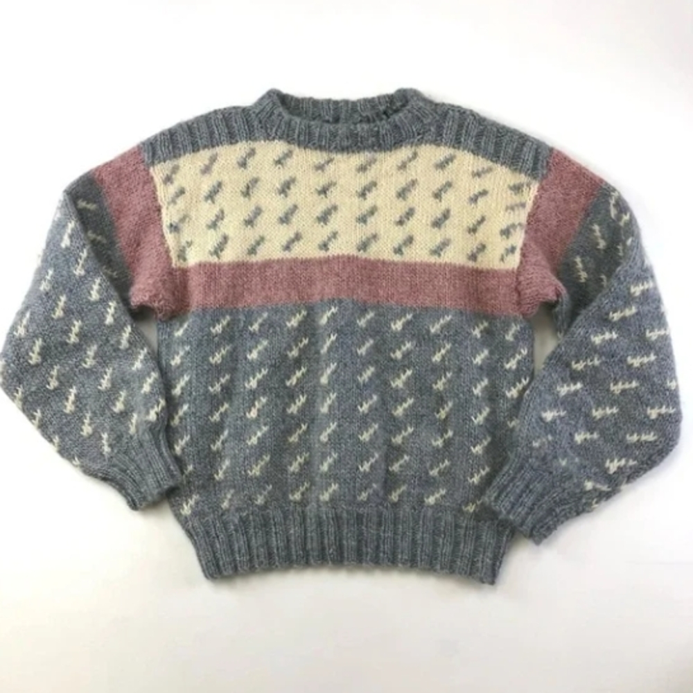 Multicolor Patterned Men's Sweater